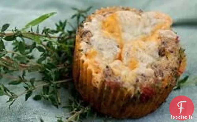 Muffins Protéinés Sans Céréales au Fromage