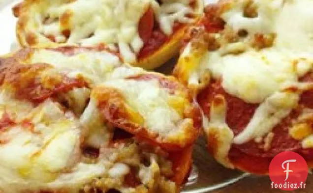 Mini Pizzas à Bagels Faciles