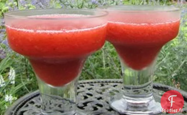 Margarita aux Fraises et Basilic