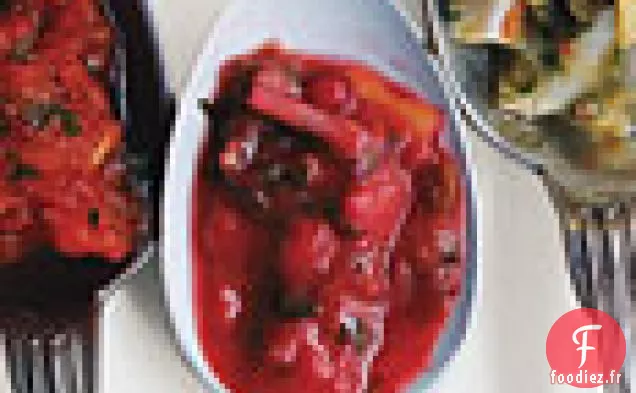 Salsa de Guajillo et Tomatillo