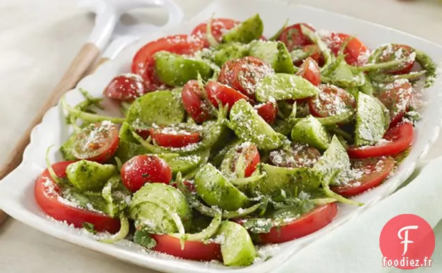 Salade de Tomates Fraîches et Tomatillos