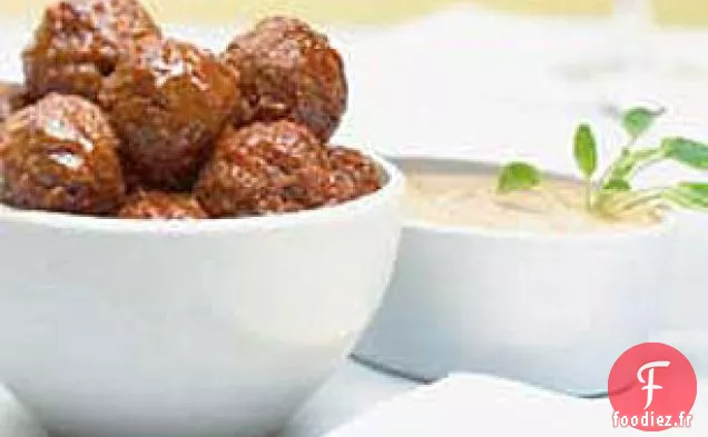 Boulettes de Viande Sauçantes avec Sauce Crémeuse