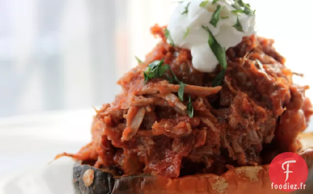 Porc effiloché épicé aux Chipotles