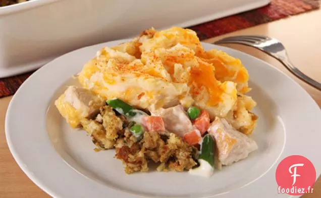 Casserole de Restes de Thanksgiving