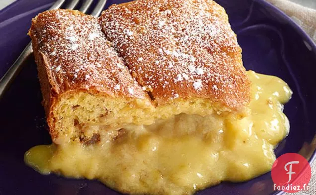 Gâteau au Pudding Double Banane