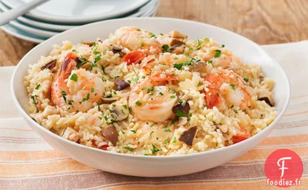 Risotto aux Crevettes et Oignons en semaine