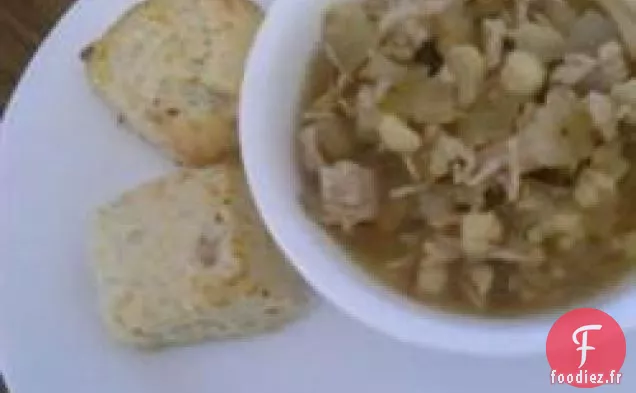 Posole Mijoteuse au Porc et au Poulet