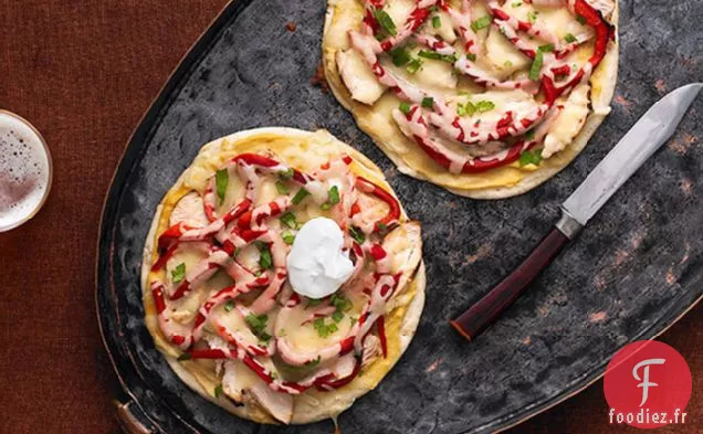 Pizza au Poulet Tandoori