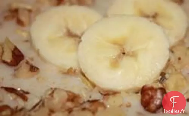 Flocons d'Avoine à la Banane et aux Noix