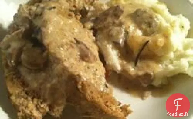 Pain de Viande aux Champignons Braisés