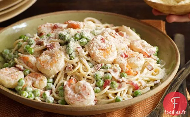 Carbonara aux Crevettes
