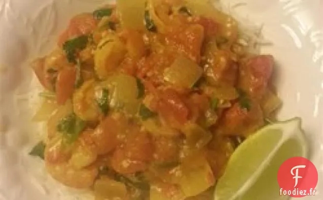 Curry de Crevettes Indiennes