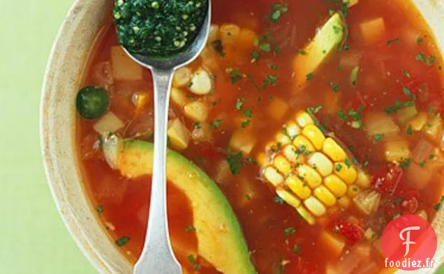 Soupe de Fiesta Mexicaine