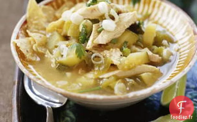 Bénitier de Tortilla de Poulet Vert Moyen