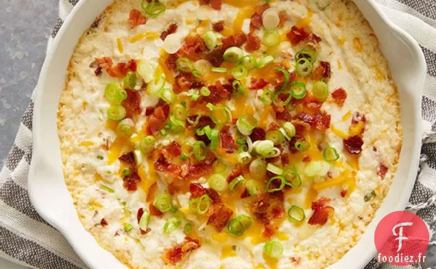 Trempette au Bacon au Fromage Chaud