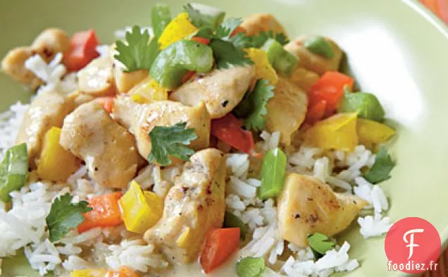 Poulet Au Curry Vert