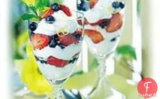 Mousse Parfaite Au Citron Et aux Baies
