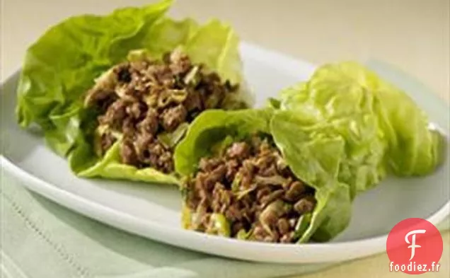Wraps de Laitue à l'Asiatique