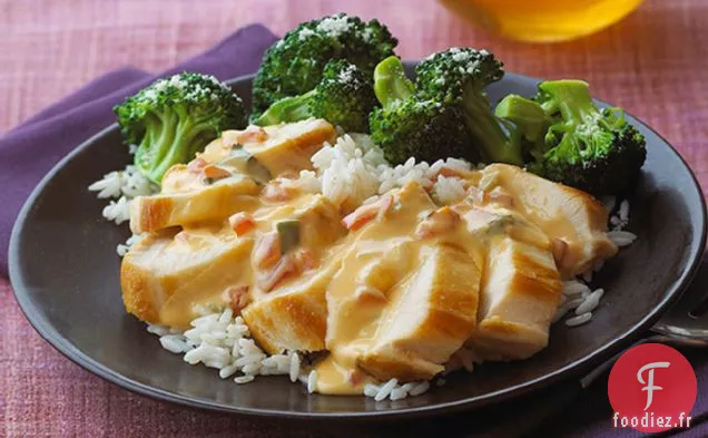Salsa au Fromage Poulet et Riz