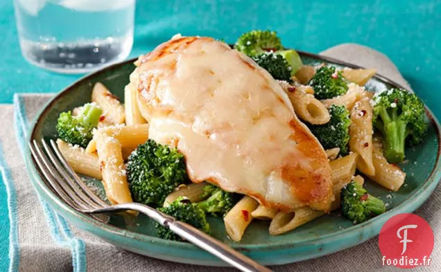 Poulet Italien Toscan avec Penne et Brocoli