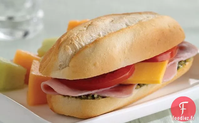 Héros du Jambon Fumé et du Cheddar