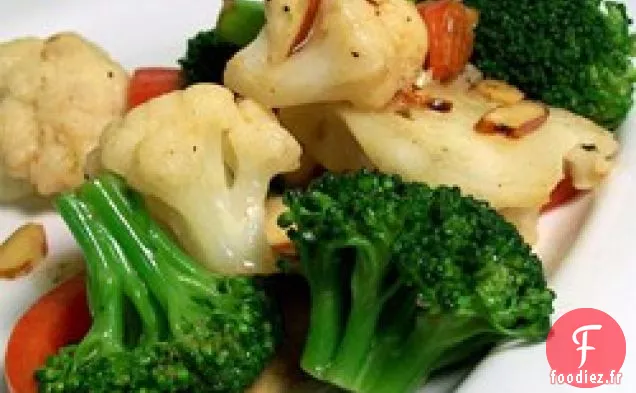 Légumes au Beurre Doré aux Amandes