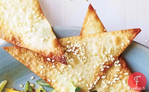 Chips Wonton au Sésame