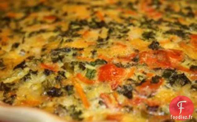 Quiche Sans Croûte de Jardin d'Été