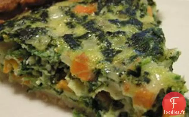 Quiche aux Épinards et Carottes