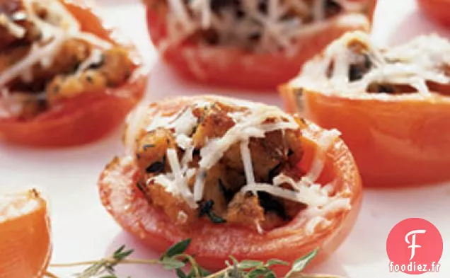 Tomates Farcies au Pain aux Herbes