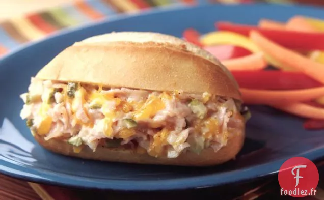 Le Sandwich Croustillant à la Dinde Fond