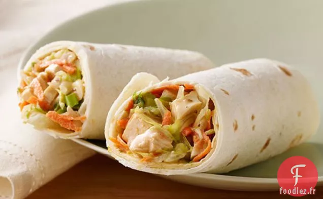 Wraps de Poulet Asiatique Croquants