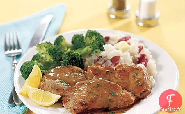 Médaillons de Porc à la Sauce au Citron