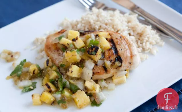Poulet Avec Salsa À L'Ananas