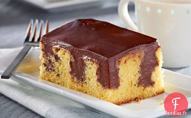 Gâteau de Poke au Pudding