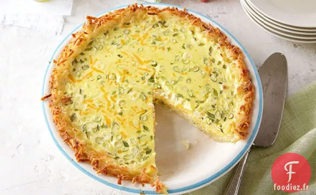 Quiche En Croûte de Pommes De Terre