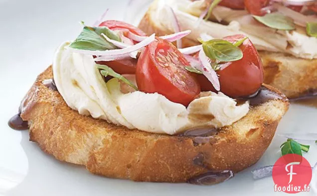 Bruschetta aux Tomates et au Balsamique