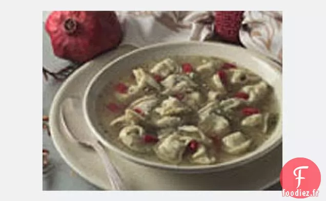 Soupe Facile au Pesto de Tortellinis