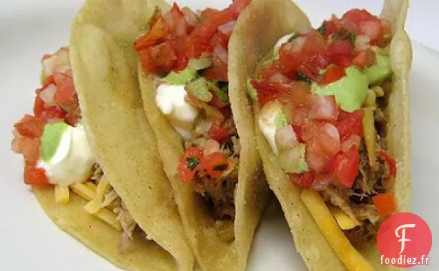 Tacos À L'Ananas Et Au Porc Vert Au Chili