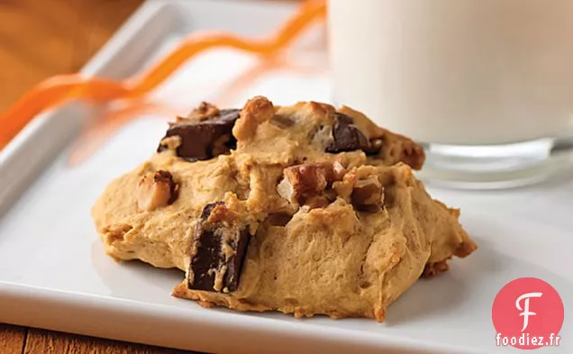 Biscuits à la Citrouille et Au Chocolat