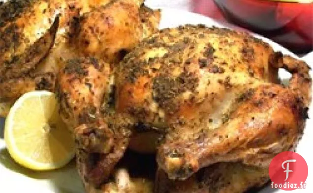 Poulet Rôti aux Herbes au Citron