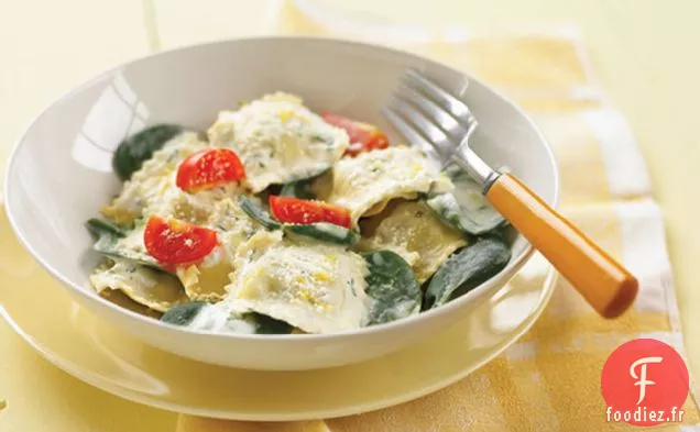 Raviolis Crémeux aux Épinards et au Parmesan