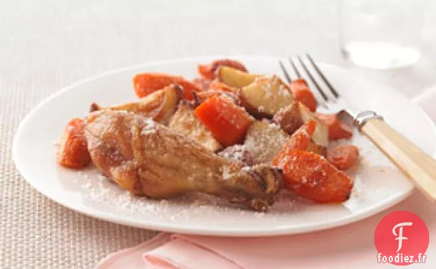 Poulet Rôti et Légumes