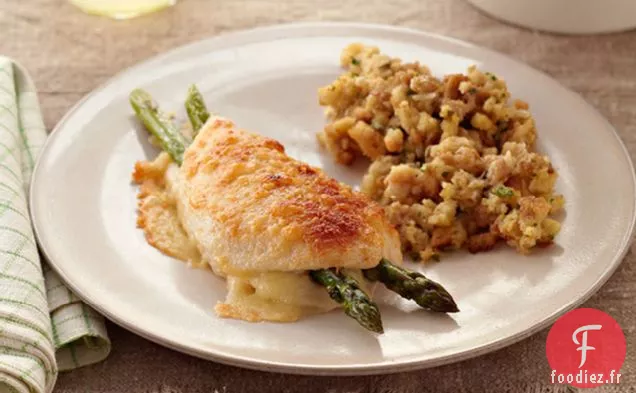 Poulet Farci En Croûte De Parmesan