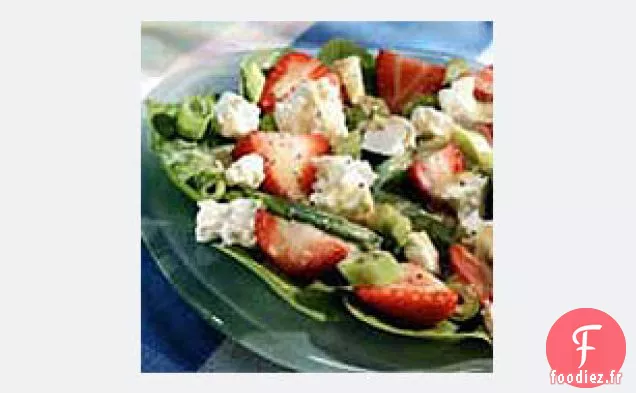 Salade d'Épinards et de Fraises