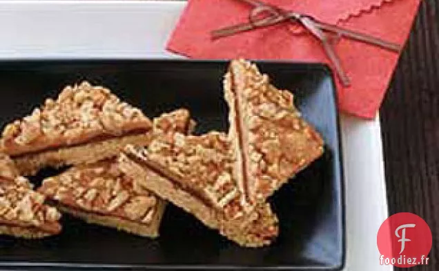 Barres de Noix Chocolat-Caramel