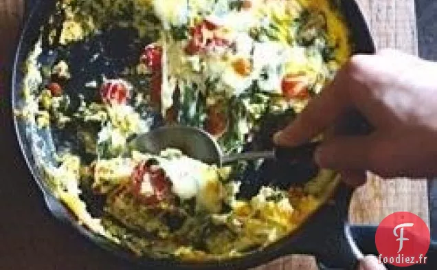 Frittata au Chorizo au Fromage