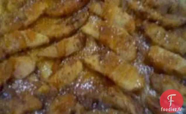 Dessert aux Biscuits aux Pommes au Caramel