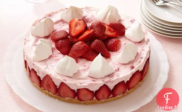 Suprême de Gâteau au Fromage aux Fraises