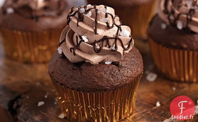 Cupcakes Au Chocolat Au Caramel Salé